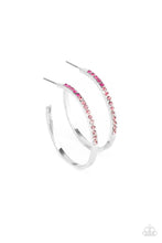 Load image into Gallery viewer, paparazzi-accessories-somewhere-over-the-ombre-pink-earrings
