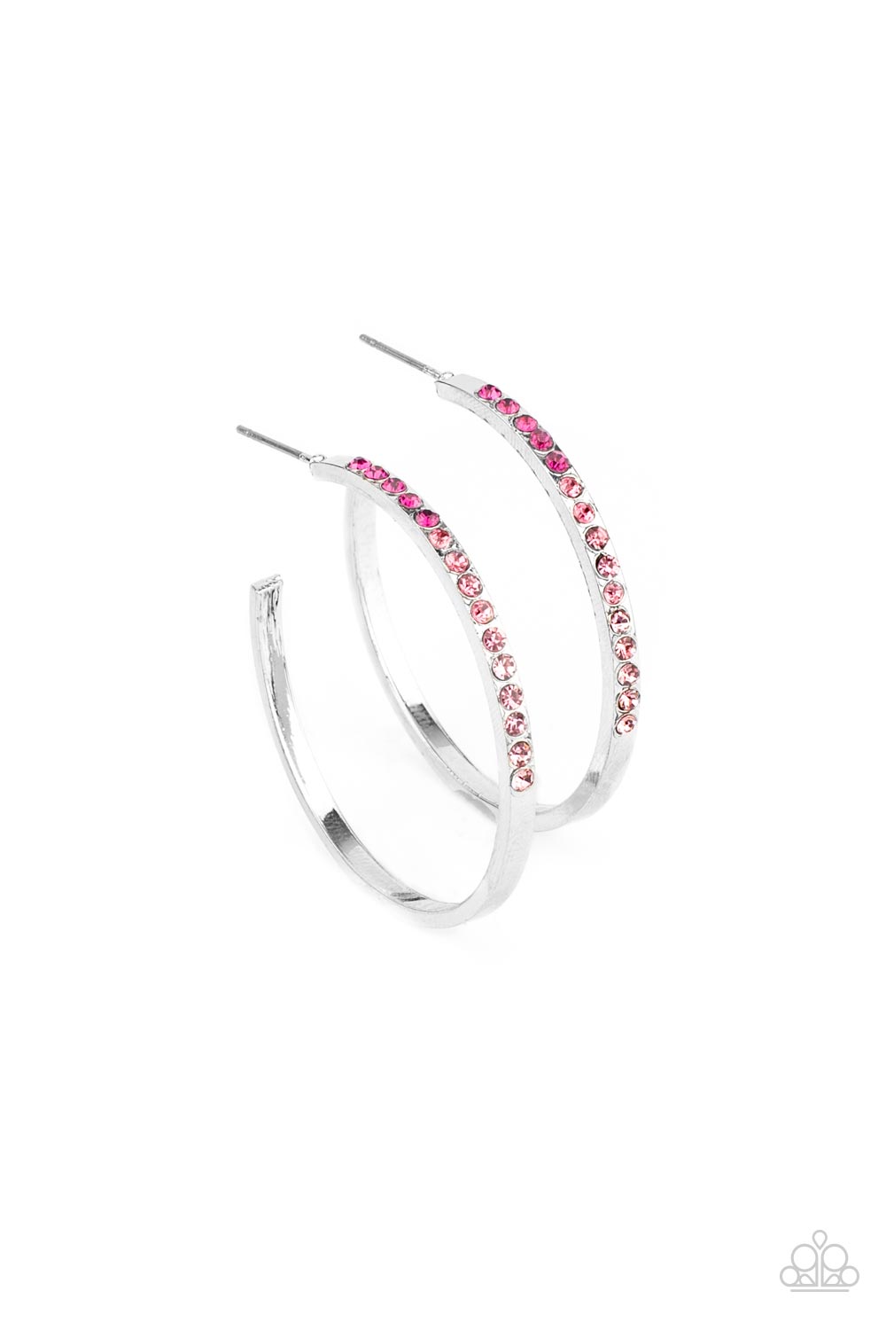 paparazzi-accessories-somewhere-over-the-ombre-pink-earrings