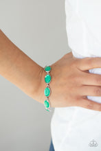 Load image into Gallery viewer, Smooth Move - Green Bracelet - Paparazzi Jewelry
