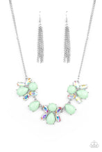 Load image into Gallery viewer, paparazzi-accessories-galaxy-gallery-green-necklace
