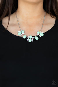 Galaxy Gallery - Green Necklace - Paparazzi Jewelry