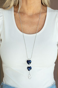 Flirtatious of Them All - Blue Lanyard - Paprazzi Jewelry