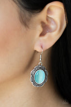Load image into Gallery viewer, Garden Party Perfection - Blue Earrings - Paparazzi Jewelry

