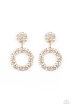 Load image into Gallery viewer, paparazzi-accessories-party-ensemble-gold-post earrings
