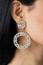 Load image into Gallery viewer, Party Ensemble - Gold Post Earrings - Paparazzi Jewelry
