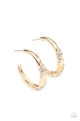 paparazzi-accessories-subliminal-shimmer-gold-earrings