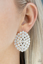 Load image into Gallery viewer, Drama School Dropout - Gold Post Earrings - Paparazzi Jewelry

