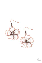 Load image into Gallery viewer, paparazzi-accessories-petal-power-copper-earrings
