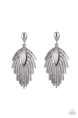 paparazzi-accessories-metro-safari-black-post earrings