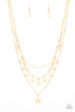 Load image into Gallery viewer, paparazzi-accessories-americana-girl-gold-necklace
