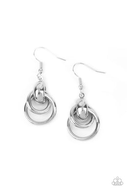 paparazzi-accessories-running-in-circles-silver-earrings