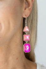 Load image into Gallery viewer, Cosmic Culture - Pink Earrings - Paparazzi Jewelry
