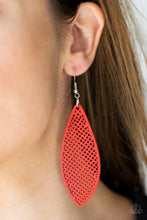 Load image into Gallery viewer, Surf Scene - Red Earrings - Paparazzi Jewelry
