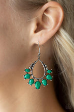Load image into Gallery viewer, Flamboyant Ferocity - Green Earrings - Paparazzi Jewelry
