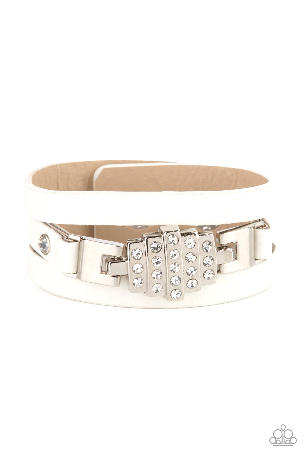 paparazzi-accessories-ultra-urban-white-bracelet