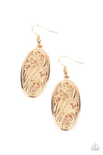 Load image into Gallery viewer, paparazzi-accessories-high-tide-terrace-gold-earrings
