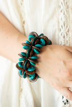 Load image into Gallery viewer, Caribbean Canopy - Blue Bracelet - Paparazzi Jewelry
