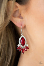 Load image into Gallery viewer, Prismatic Parade - Red Earrings - Paparazzi Jewelry

