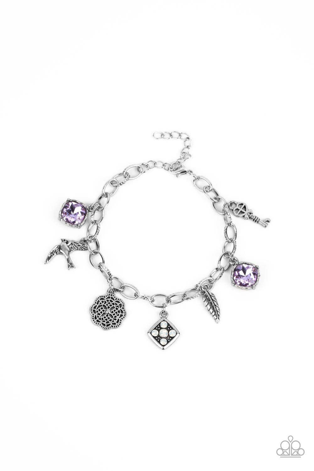 paparazzi-accessories-fancifully-flighty-purple-bracelet
