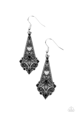 paparazzi-accessories-casablanca-charisma-black-earrings