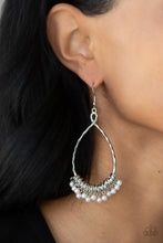 Load image into Gallery viewer, Wishing Well Wonder - White Earrings - Paparazzi Jewelry
