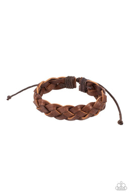 paparazzi-accessories-socal-summer-brown-mens bracelet