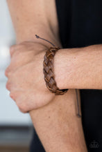 Load image into Gallery viewer, SoCal Summer - Brown Mens Bracelet - Paparazzi Jewelry
