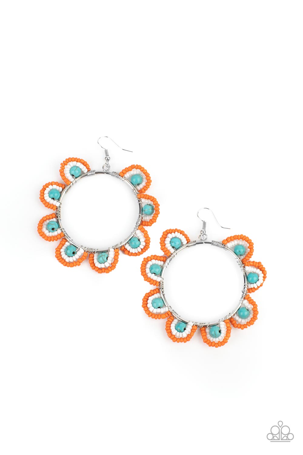 paparazzi-accessories-groovy-gardens-blue-earrings