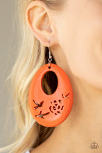 Load image into Gallery viewer, Home TWEET Home - Orange Earrings - Paparazzi Jewelry
