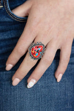 Load image into Gallery viewer, Adobe Sunrise - Red Ring - Paparazzi Jewelry
