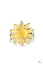 Load image into Gallery viewer, paparazzi-accessories-blossoming-sunbeams-yellow-ring
