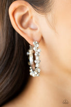 Load image into Gallery viewer, Let There Be SOCIALITE - White Earrings - Paparazzi Jewelry
