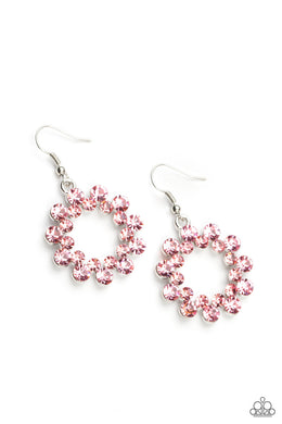 paparazzi-accessories-champagne-bubbles-pink-earrings
