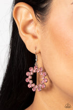 Load image into Gallery viewer, Champagne Bubbles - Pink Earrings - Paparazzi Jewelry

