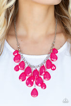 Load image into Gallery viewer, Front Row Flamboyance - Pink Necklace - Paparazzi Jewelry
