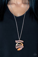 Load image into Gallery viewer, A WOODWORK In Progress - Orange Necklace - Paparazzi Jewelry
