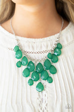 Load image into Gallery viewer, Front Row Flamboyance - Green Necklace - Paparazzi Jewelry

