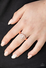 Load image into Gallery viewer, Floral Frou-Frou - Copper Ring - Paparazzi Jewelry
