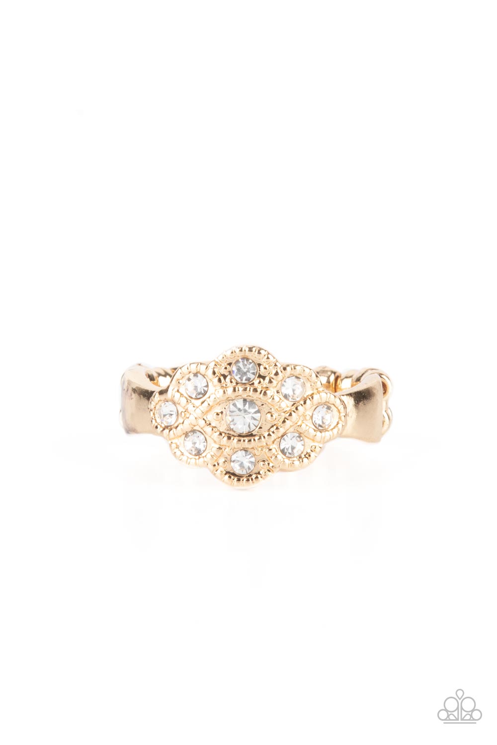 paparazzi-accessories-floral-frou-frou-gold