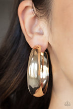 Load image into Gallery viewer, Flat Out Flawless - Gold Earrings - Paparazzi Jewelry
