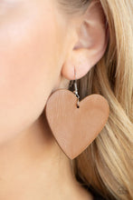 Load image into Gallery viewer, Country Crush - Brown Earrings - Paparazzi Jewelry
