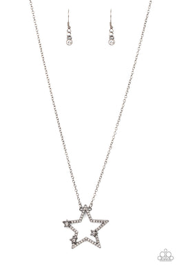 paparazzi-accessories-i-pledge-allegiance-to-the-sparkle-black-necklace