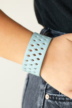 Load image into Gallery viewer, Glamp Champ - Blue Bracelet - Paparazzi Jewelry
