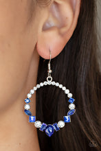 Load image into Gallery viewer, Revolutionary Refinement - Blue Earrings - Paparazzi Jewelry
