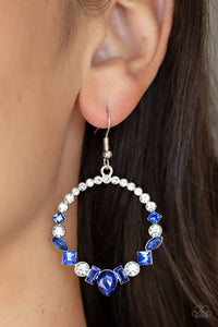 Revolutionary Refinement - Blue Earrings - Paparazzi Jewelry