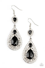 Load image into Gallery viewer, paparazzi-accessories-posh-pageantry-black-earrings
