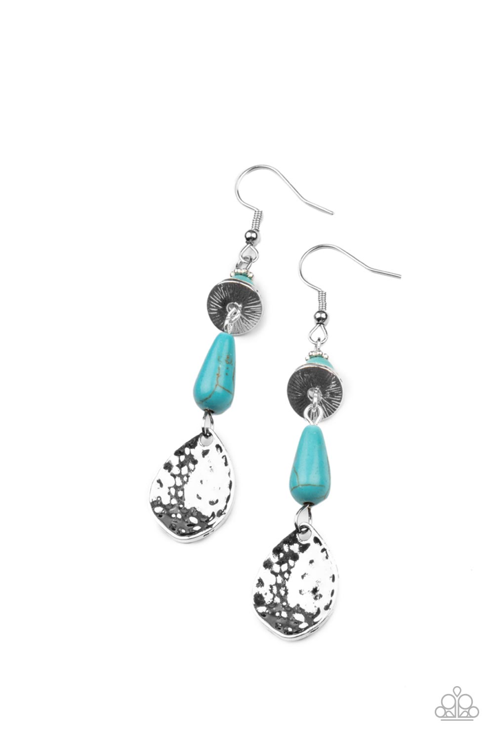 paparazzi-accessories-artfully-artisan-blue-earrings