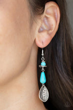 Load image into Gallery viewer, Artfully Artisan - Blue Earrings - Paparazzi Jewelry
