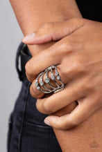 Load image into Gallery viewer, Layer On The Luster - White Ring - Paparazzi Jewelry

