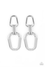Load image into Gallery viewer, paparazzi-accessories-harmonic-hardware-silver-post earrings
